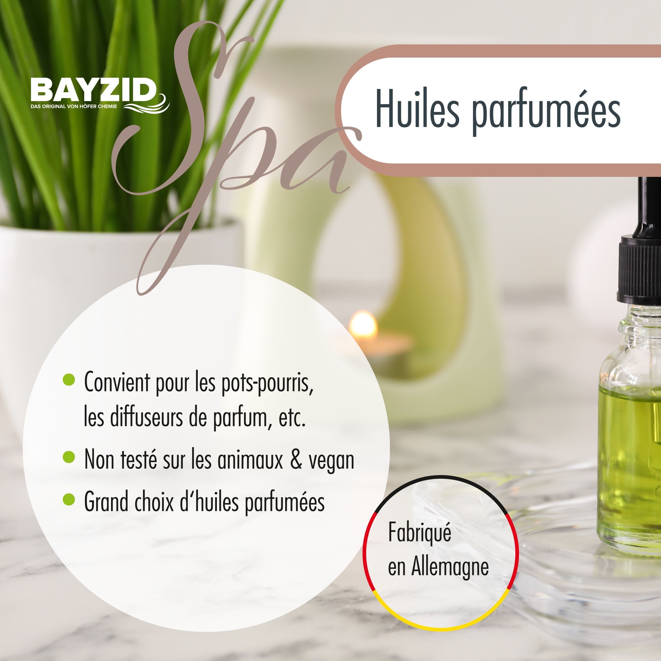 10 ml d'huiles parfumées pour pot-pourris & difuseur de parfum Citron