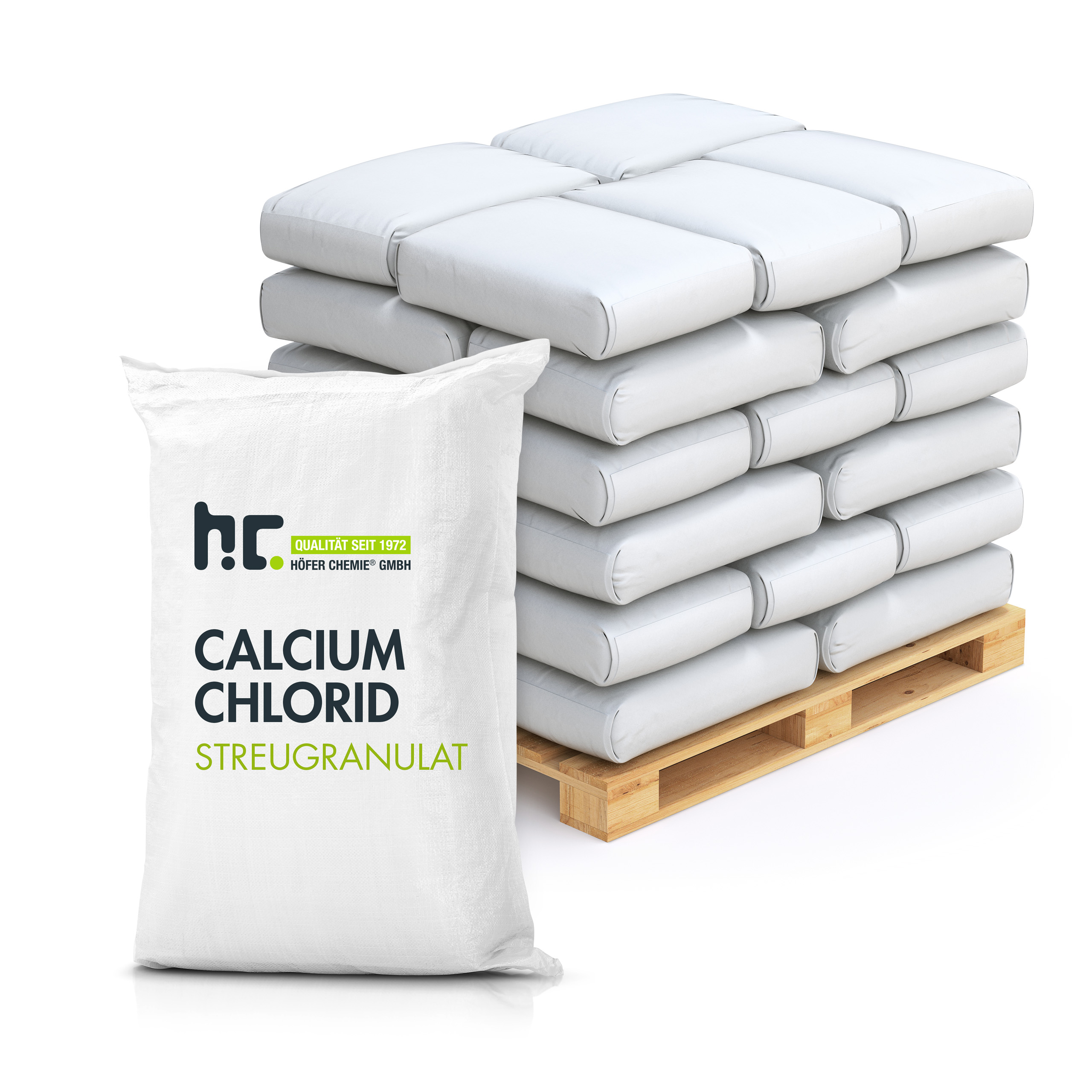 25 kg de sel de déneigement rapide à base de chlorure de calcium