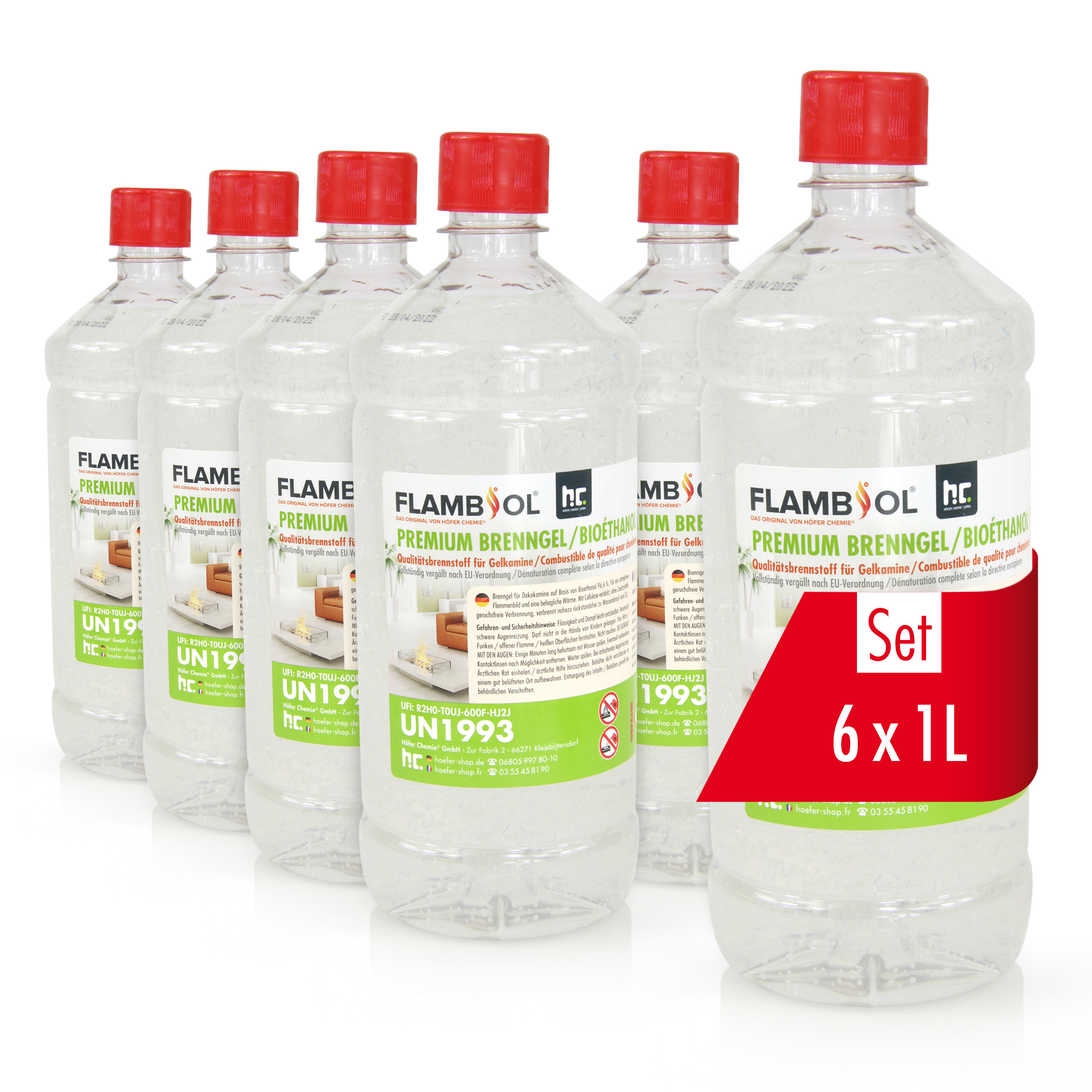 1 L FLAMBIOL® Premium Bioéthanol Gel