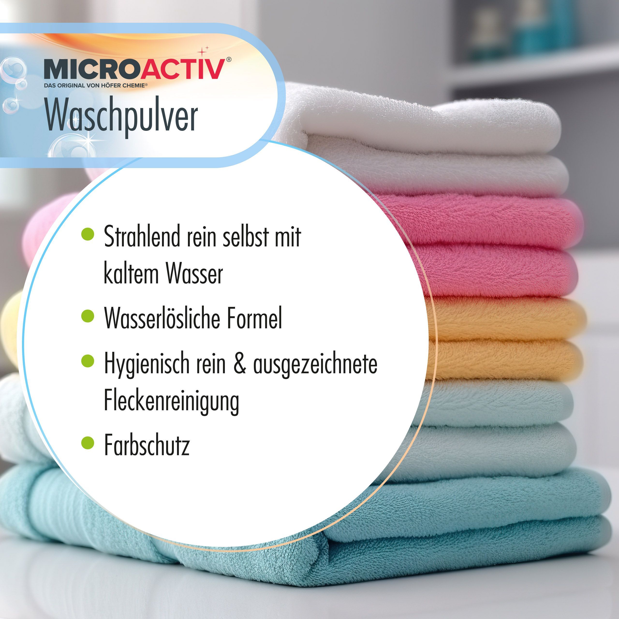 10 kg de lessive en poudre Microactiv®