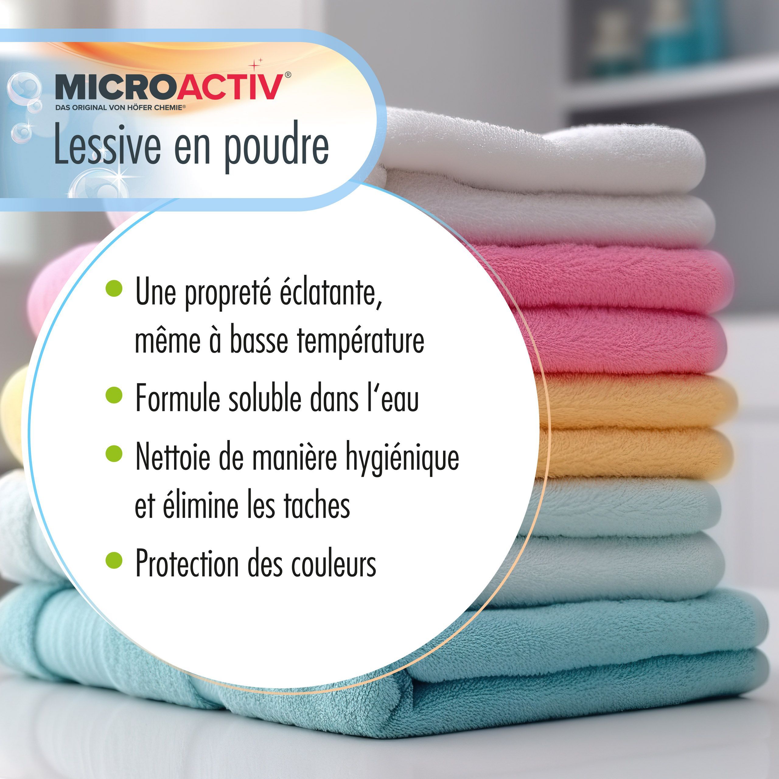 10 kg de lessive en poudre Microactiv®