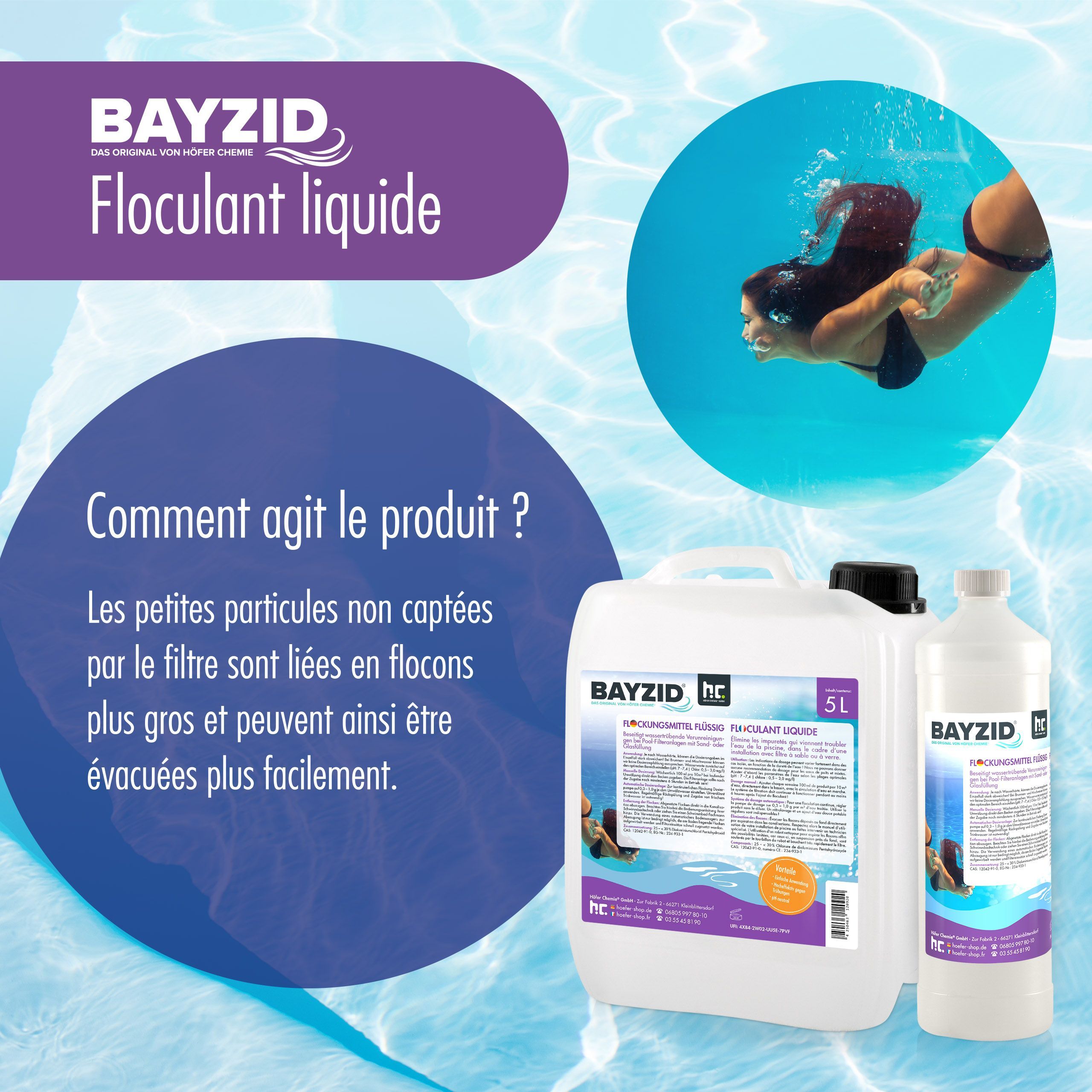 10 L Floculant liquide BAYZID®