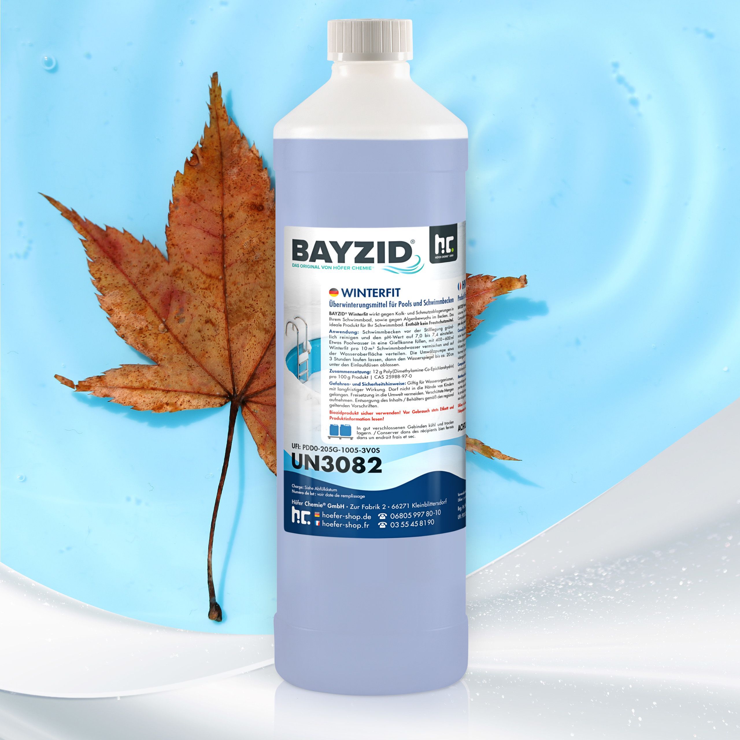 1 L BAYZID® Winterfit produit d'hivernage pour piscines