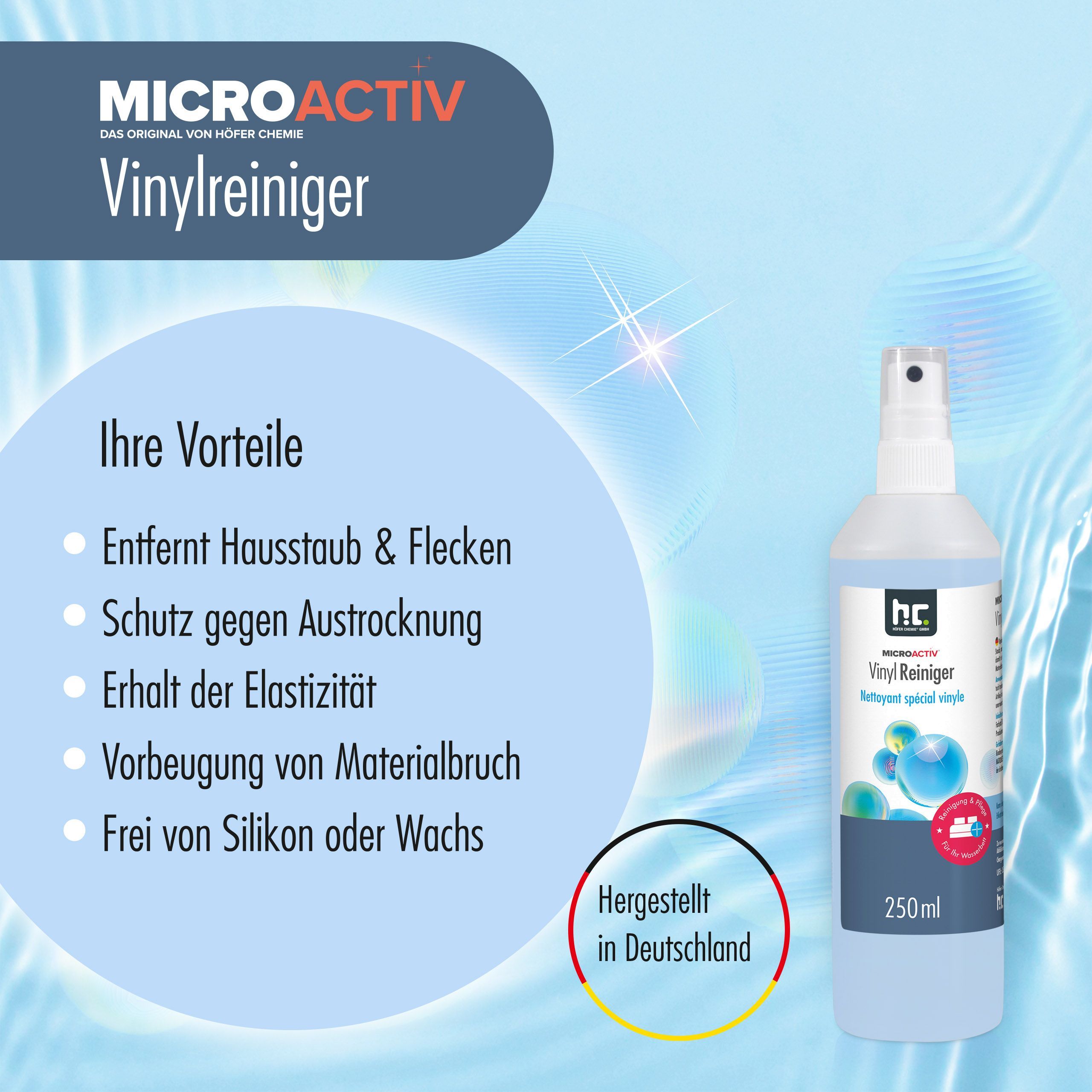 250 ml Nettoyant pour vinyle Microactiv®
