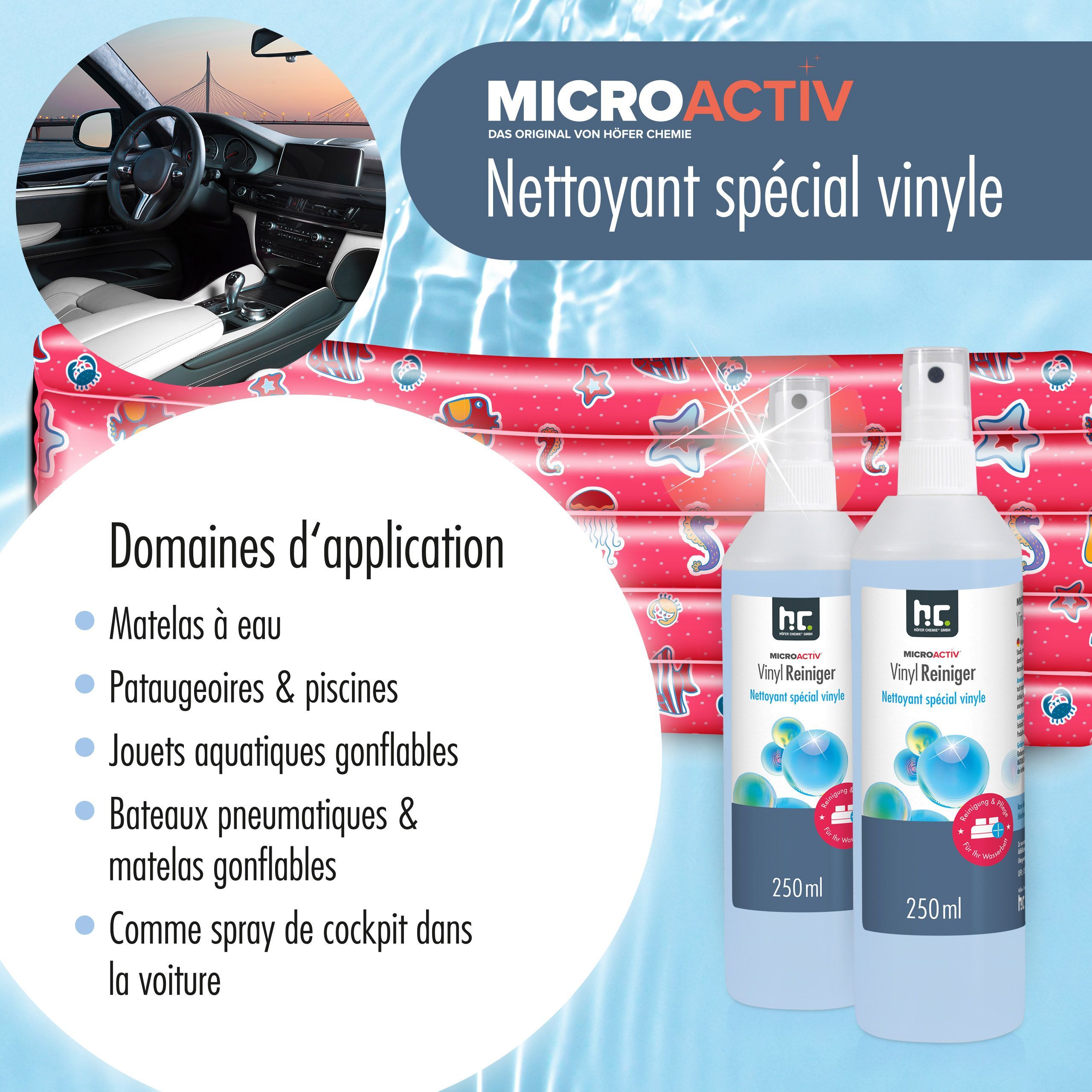 250 ml Nettoyant pour vinyle Microactiv®