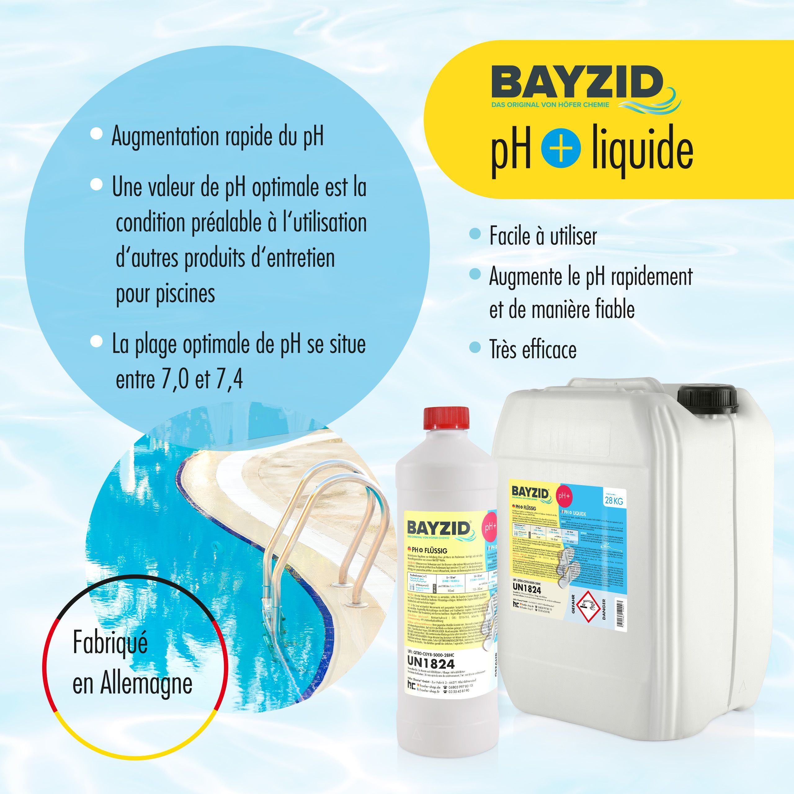14 kg BAYZID® pH Plus liquide