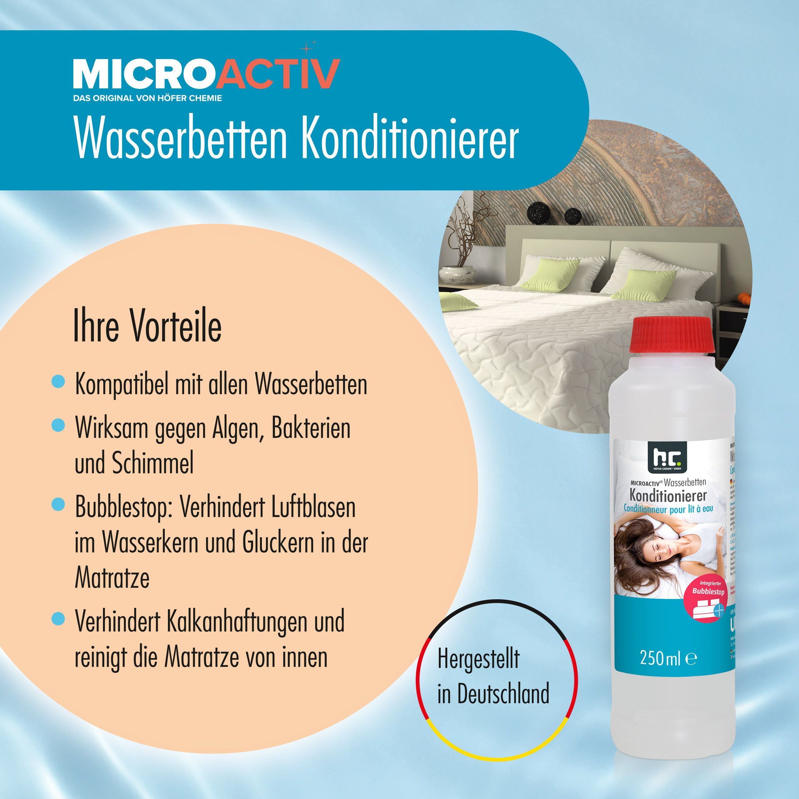 250 ml de Conditionneur Microactiv® pour lits d'eau