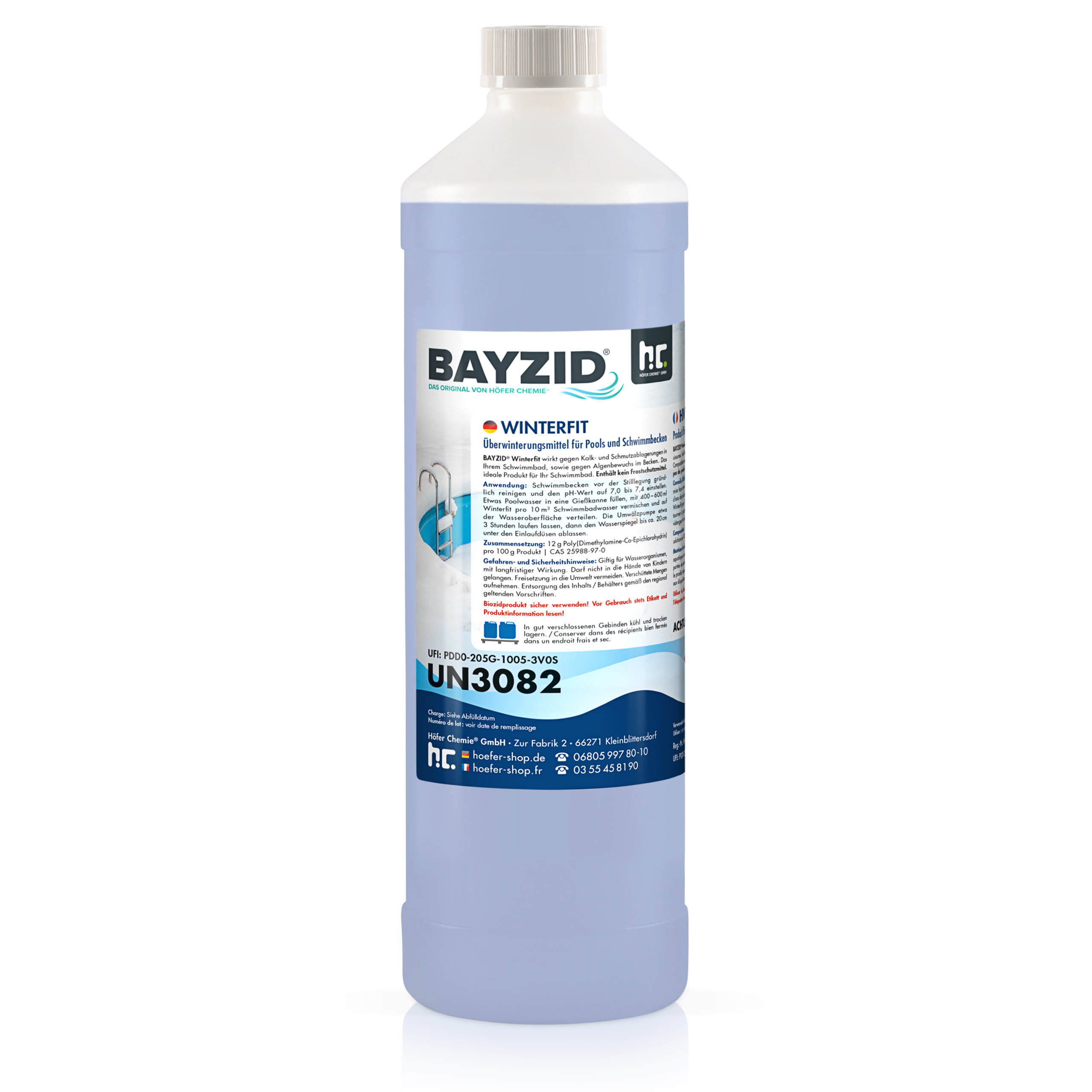 1 L BAYZID® Winterfit produit d'hivernage pour piscines
