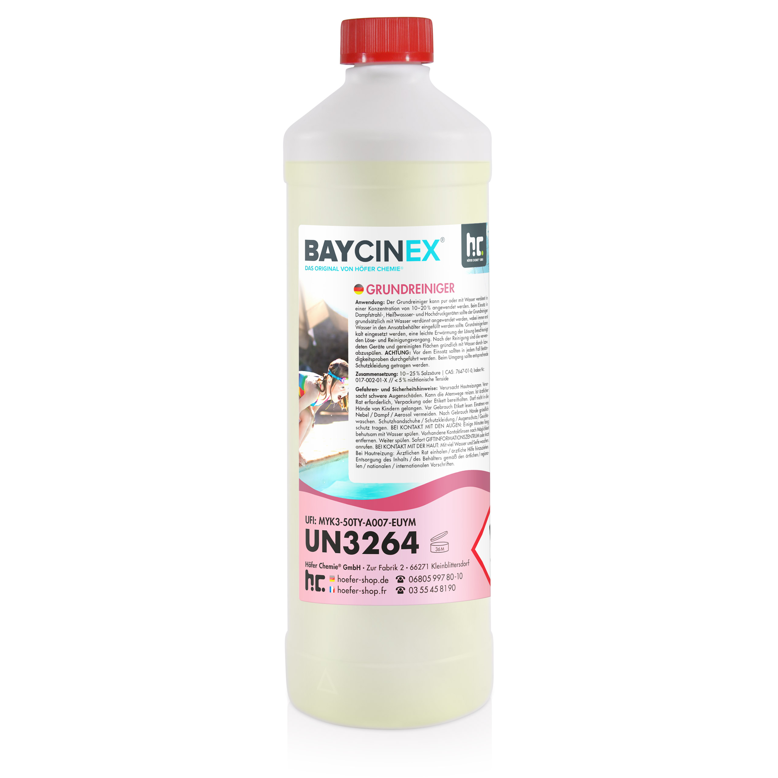 1 L BAYCINEX® Nettoyant liquide pour piscine