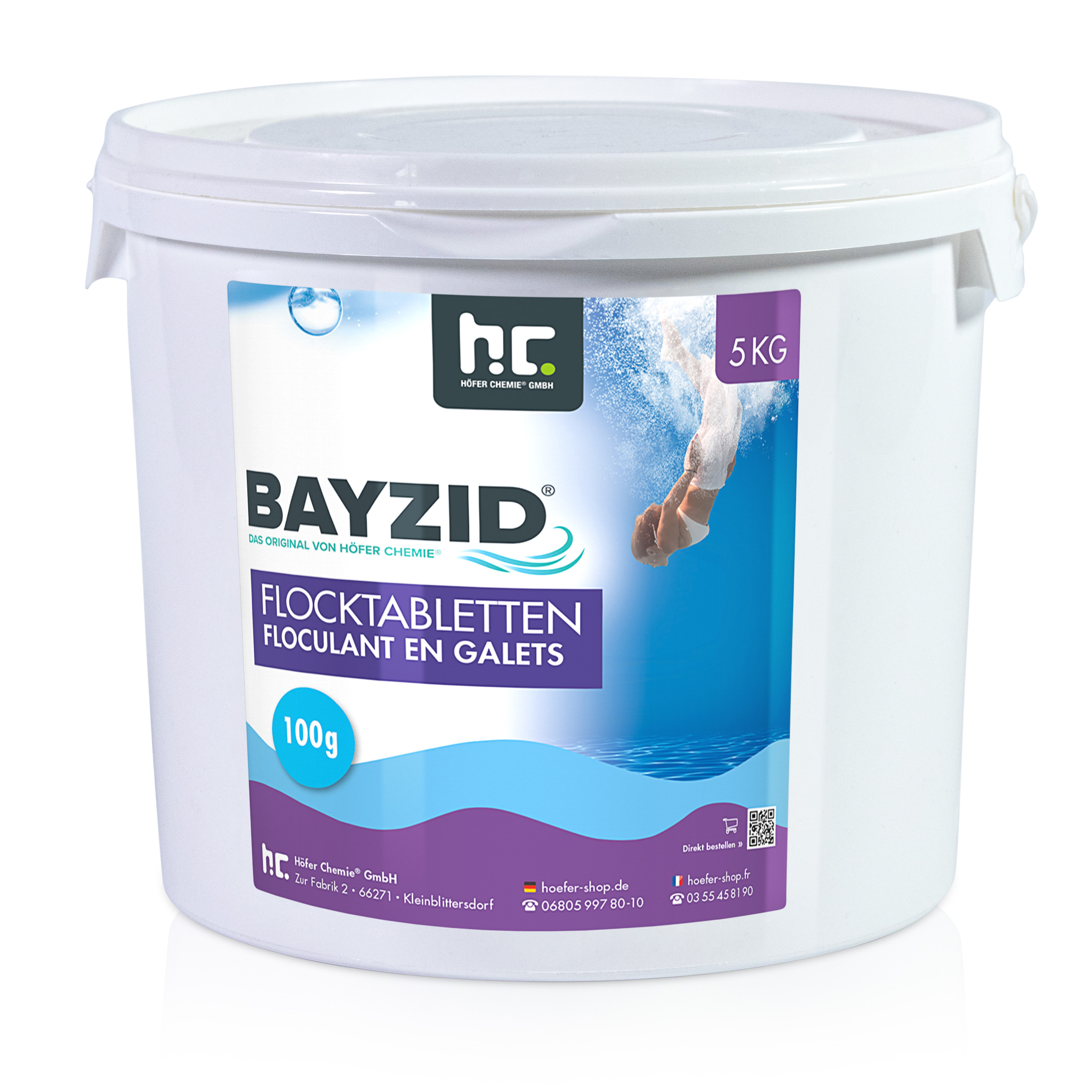 5 Kg Bayzid® Floculant en galets (100g)